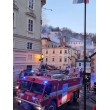Požiar budov v historickom centre Banskej Štiavnice